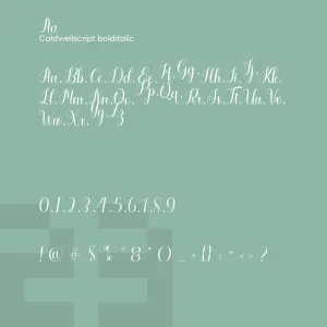 Caldwell Script