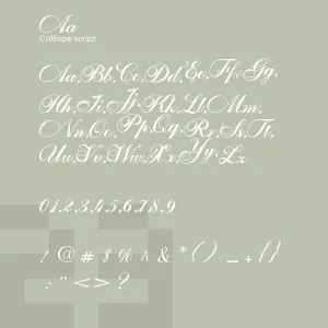 Calliope Script