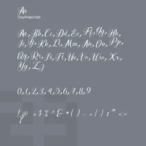 Dayling Script