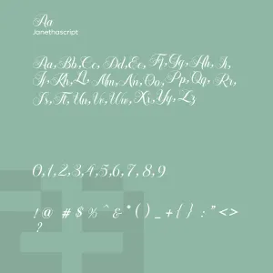Janetha Script