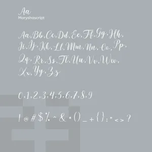 Marysha Script