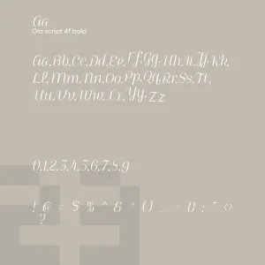 Ola Script 4F
