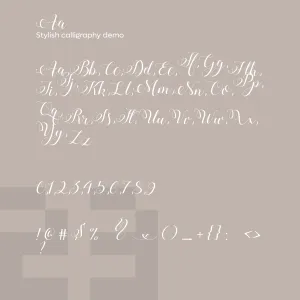 Stylish Calligraphy Demo