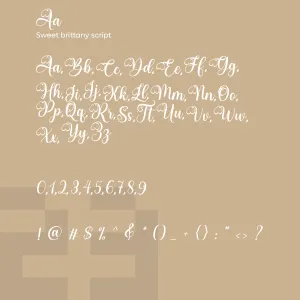 Sweet Brittany Script