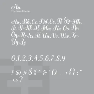 The Humble Script