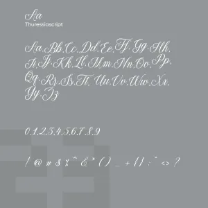 Thuressia Script