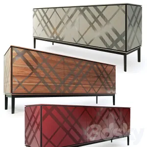 Chest sideboard tartan