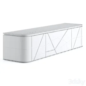 Fendi antius low cabinet lacquer