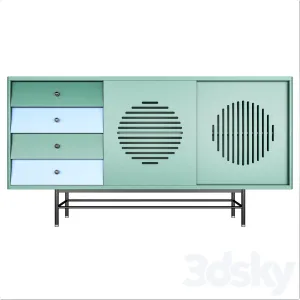 Light luxury modern sideboard