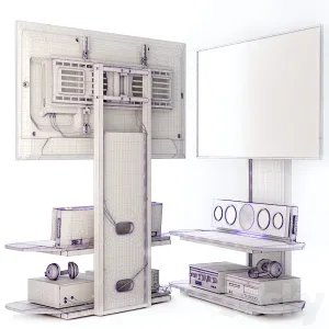 Television stand acoustics