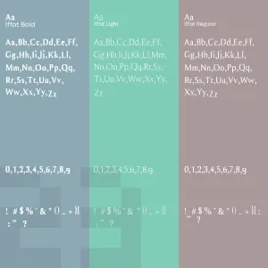 Iffat modern serif family