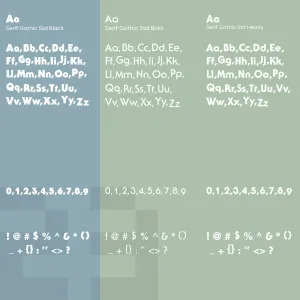 Itc Serif Gothic Std