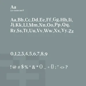 La Rosse Serif