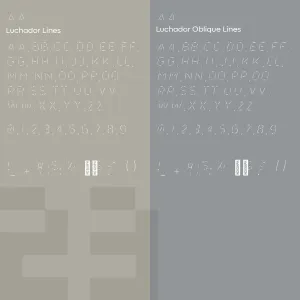 Luchador Oblique Lines