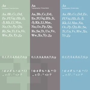 Typography Times