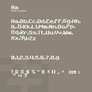 6809 Chargen