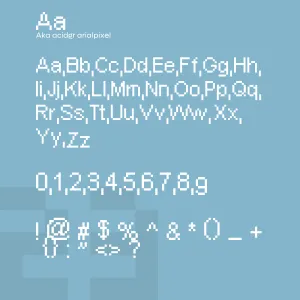 Aka Acidgr Arialpixel