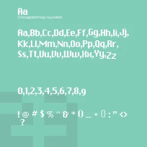 Chicago Bitmap Rounded