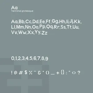 Terminal Grotesque