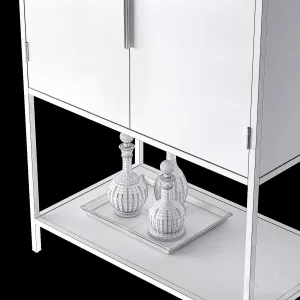 Crate barrel oxford bar cabinet
