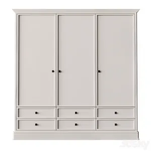 Three door wardrobe ellington