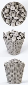 Ikea shopping nipprig with mushrooms