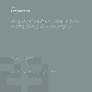Blowing Signature