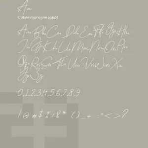 Cutyle Monoline Script