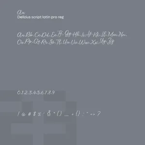 Delizius Script Latin Pro