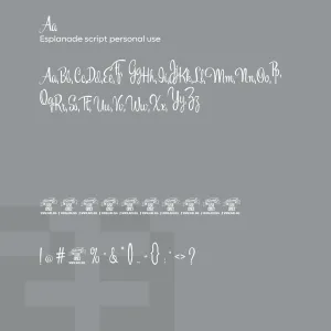 Esplanade Script