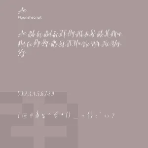 Flourish Script