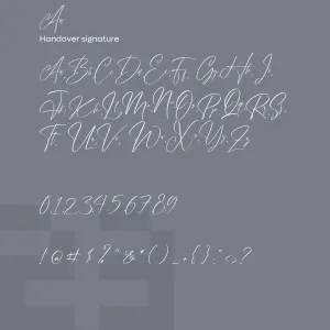 Handover Signature