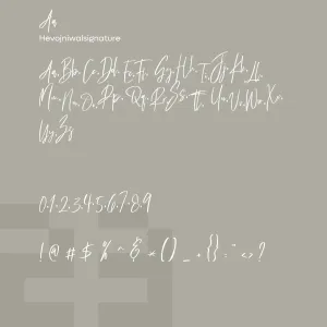 Hevojniwal Signature