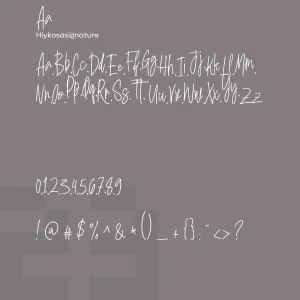 Hiykosa Signature