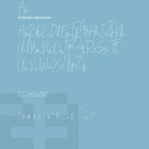 Indesign Signature