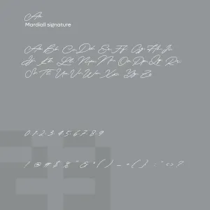 Mardiall Signature