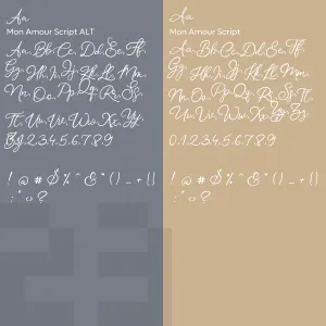 Mon Amour Script