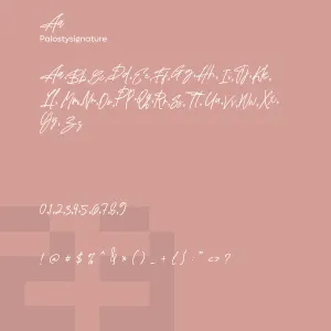 Palosty Signature