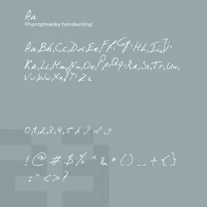 Phont Phreaks Handwriting