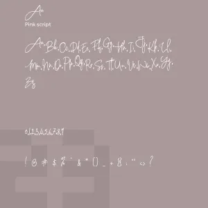 Pink Script