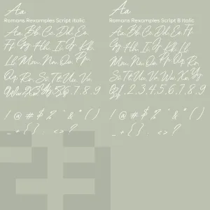 Romans Rexamples Script