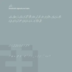 Shatoshi Signature