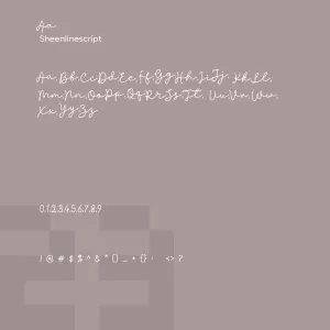 Sheenline Script