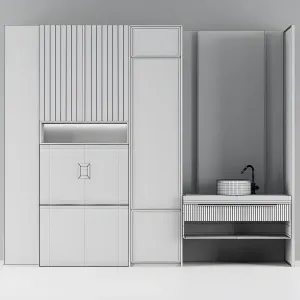 Bathroom console n15 vray