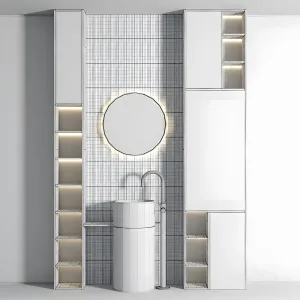 Bathroom furniture set 02