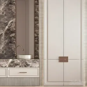 Bathroom furniture set 07