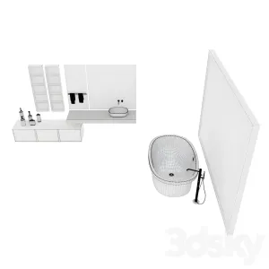 Bathroom furniture set bespoke