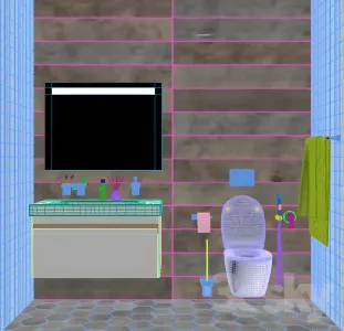 Bathroom set part