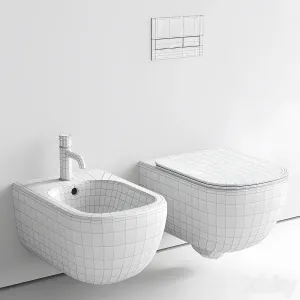 Ceramica cielo era wall hung wc set