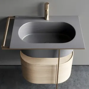 Ceramica cielo kyros single vanity unit set